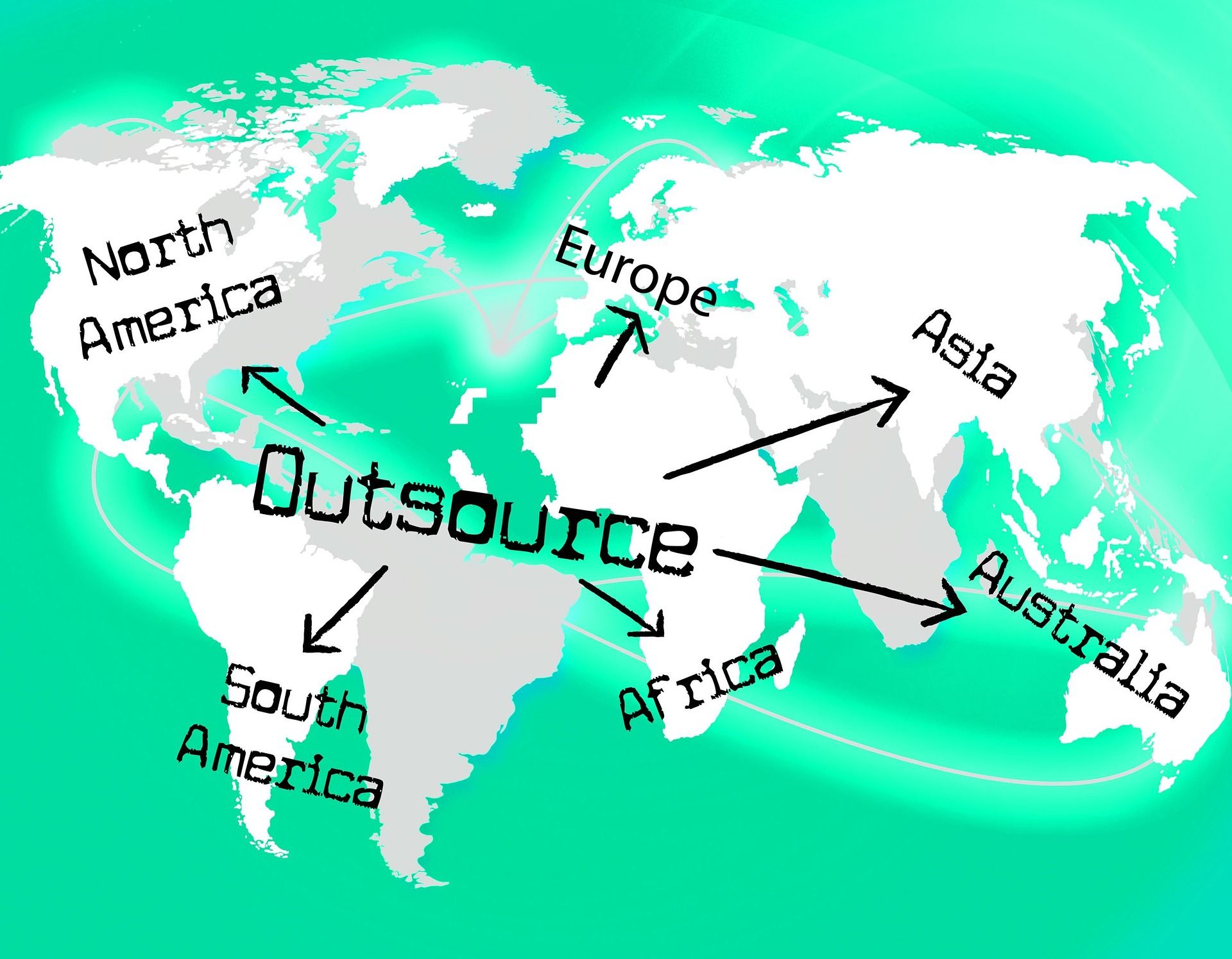 IT outsourcing suppliers can be everywhere in the world. It is called offshore outsourcing.
